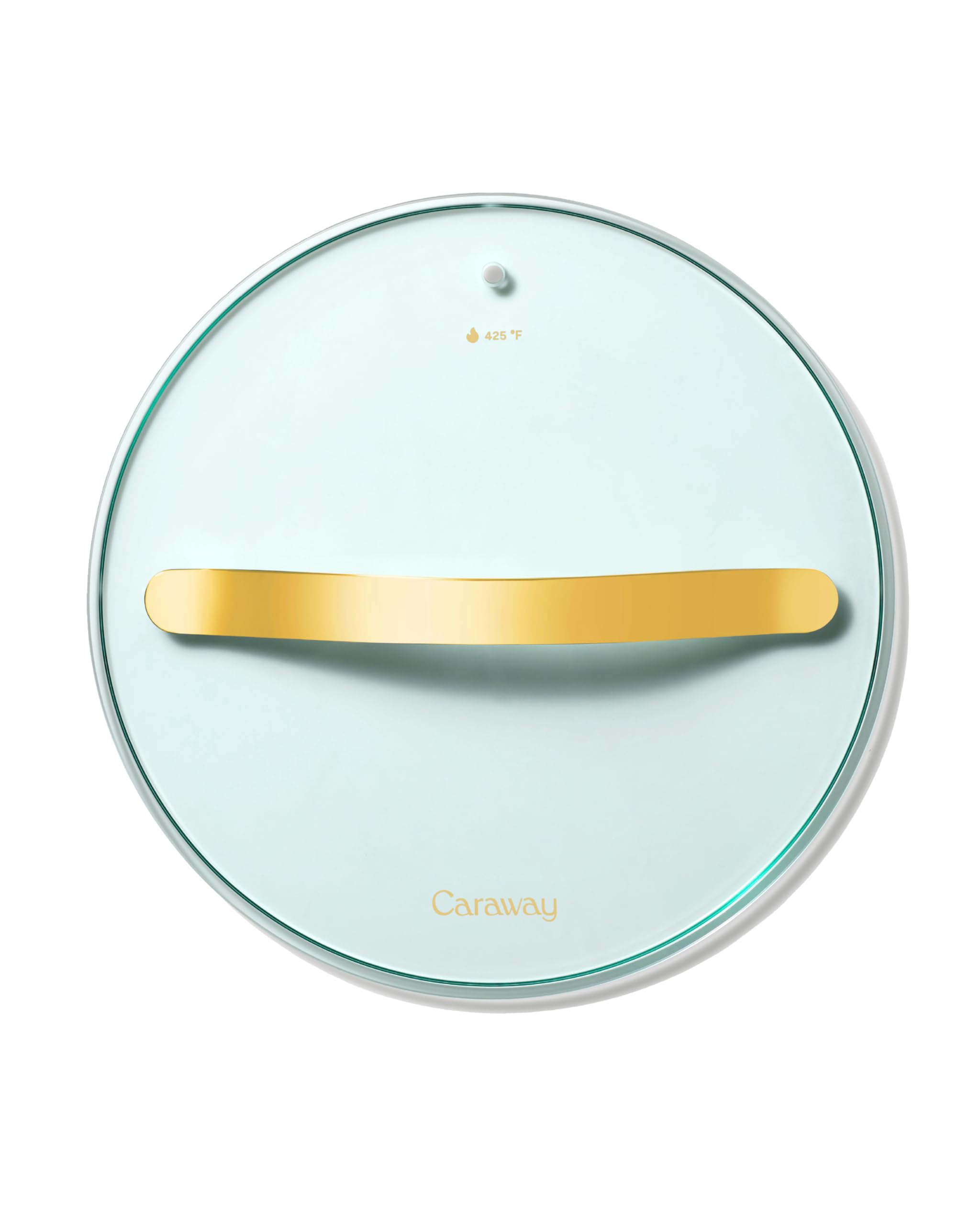 Couvercle en verre trempé 17,8 cm — Or — Compatible avec les poêles et casseroles Caraway