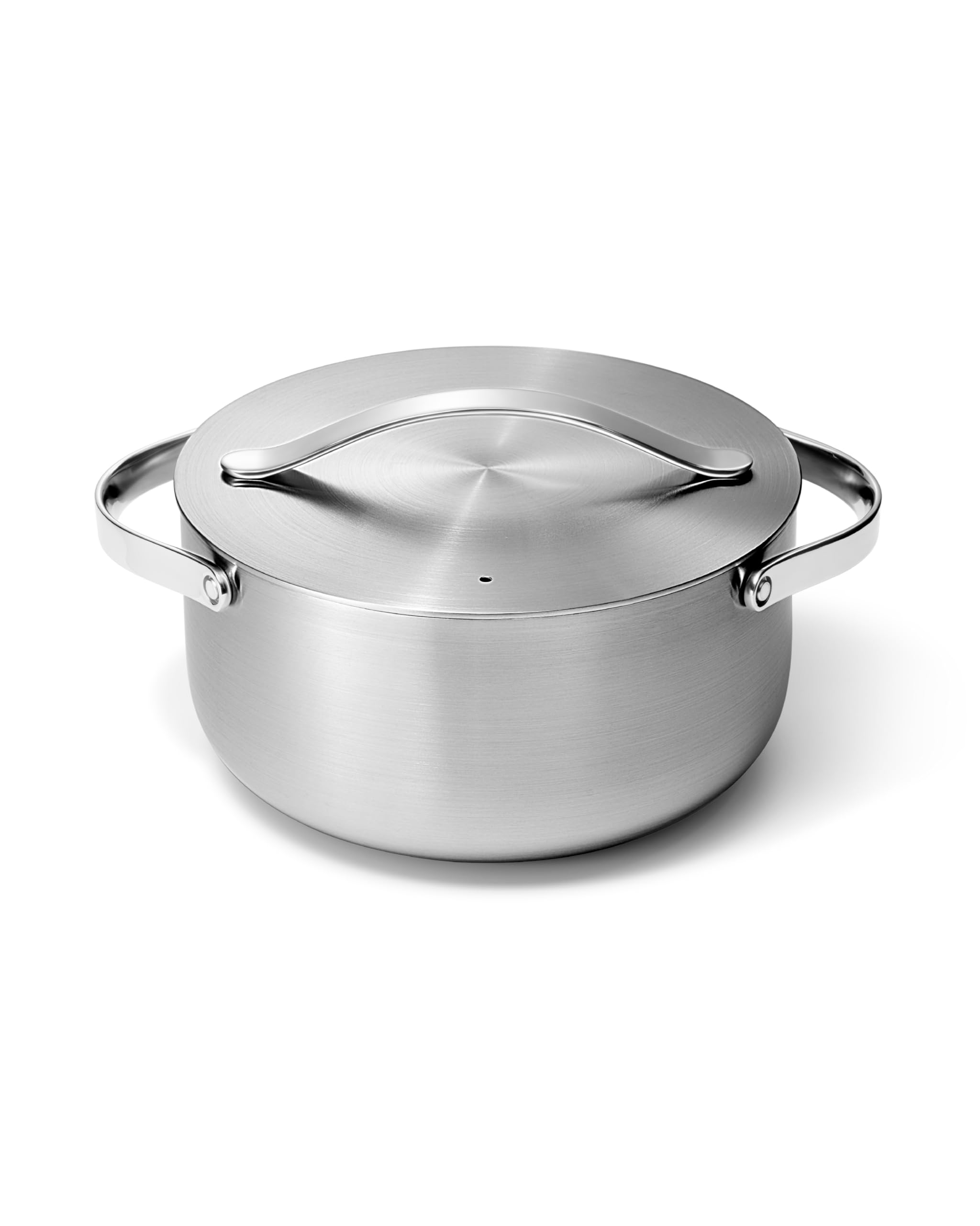 Stainless Steel Dutch Oven (6.5 Qt) - 5-Ply Stainless Steel - Oven Safe & Stovet