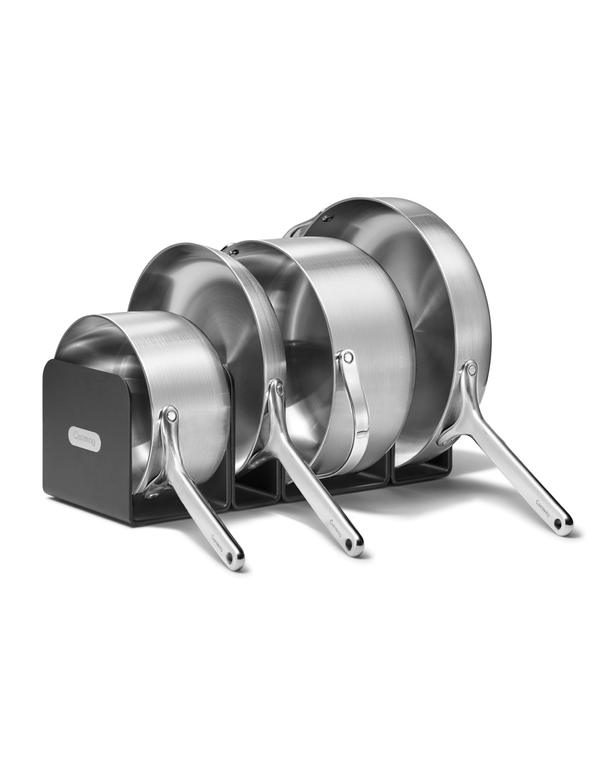 Duo mini Caraway en acier inoxydable 5 couches - Poêle 20 cm et casserole 1,75 L avec couvercle