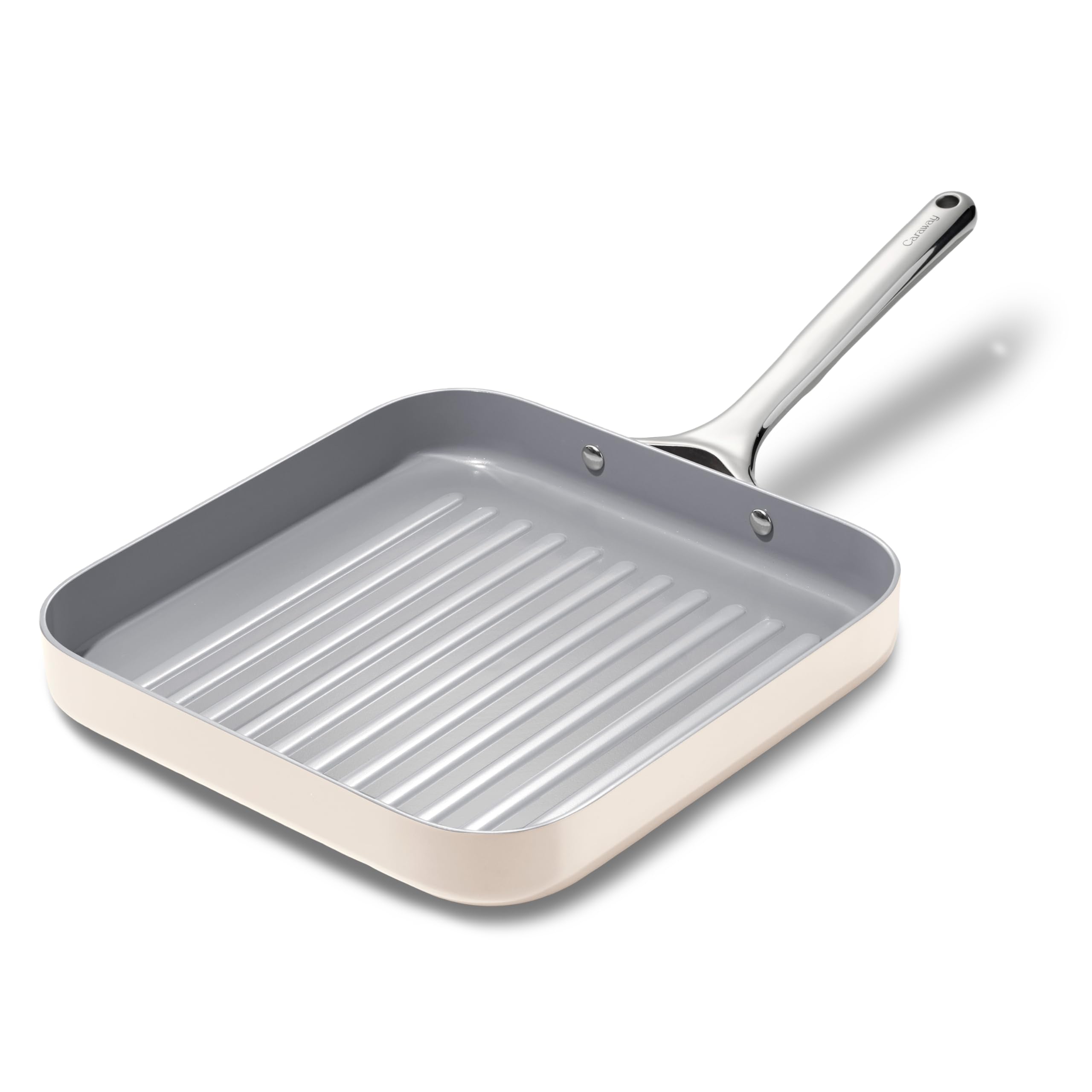 Poêle Grill Carrée Caraway 28 cm — Crème