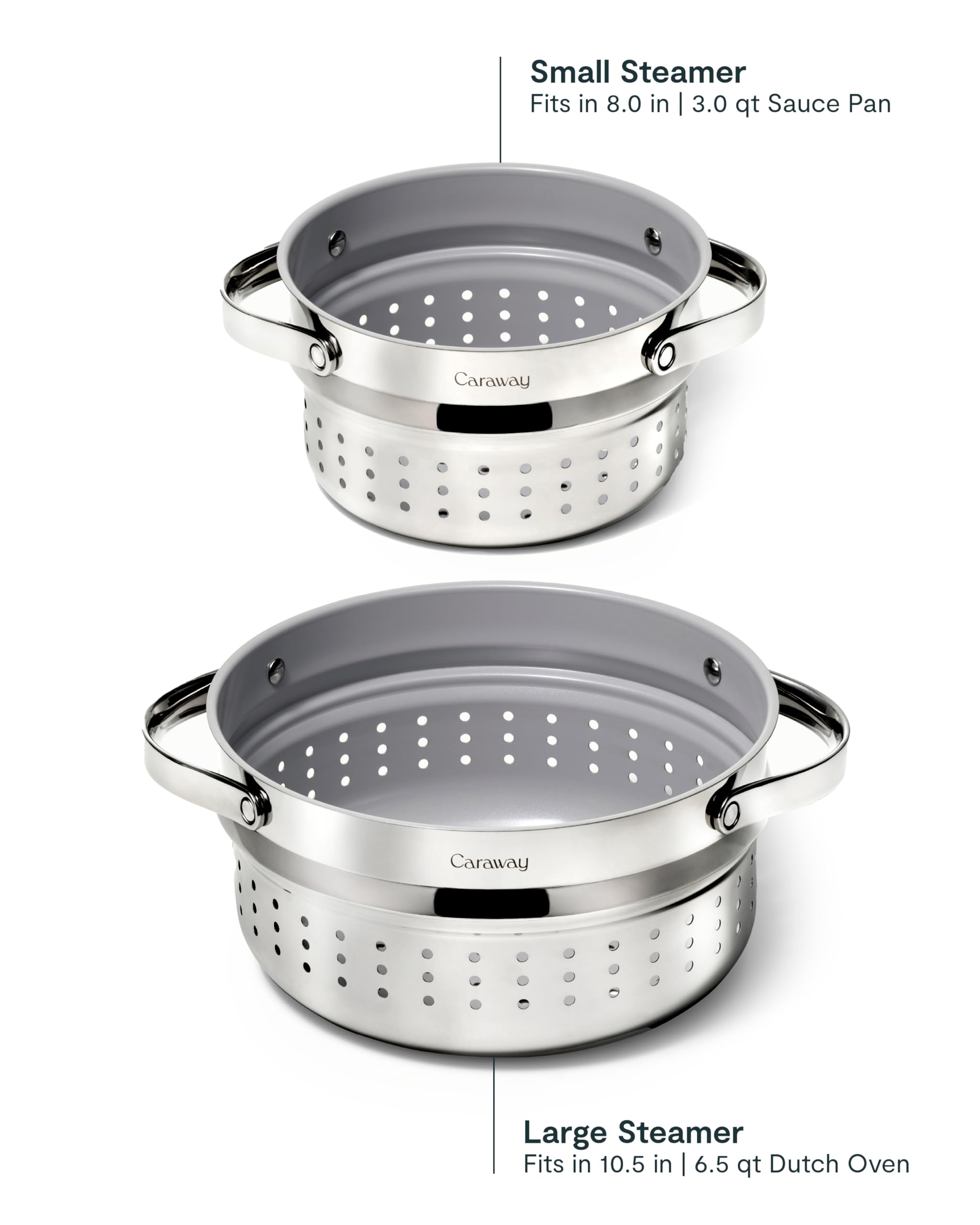 Caraway Panier vapeur en acier inoxydable