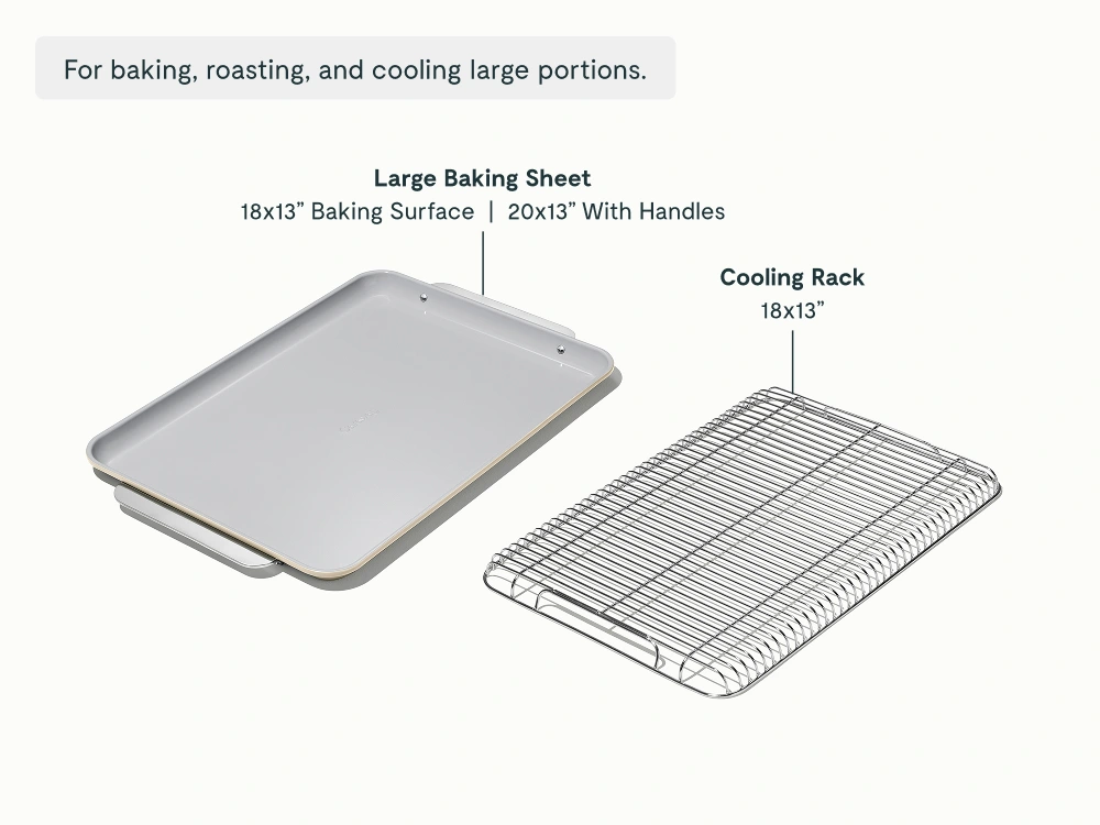 Caraway Duo plaque de cuisson et grille de refroidissement