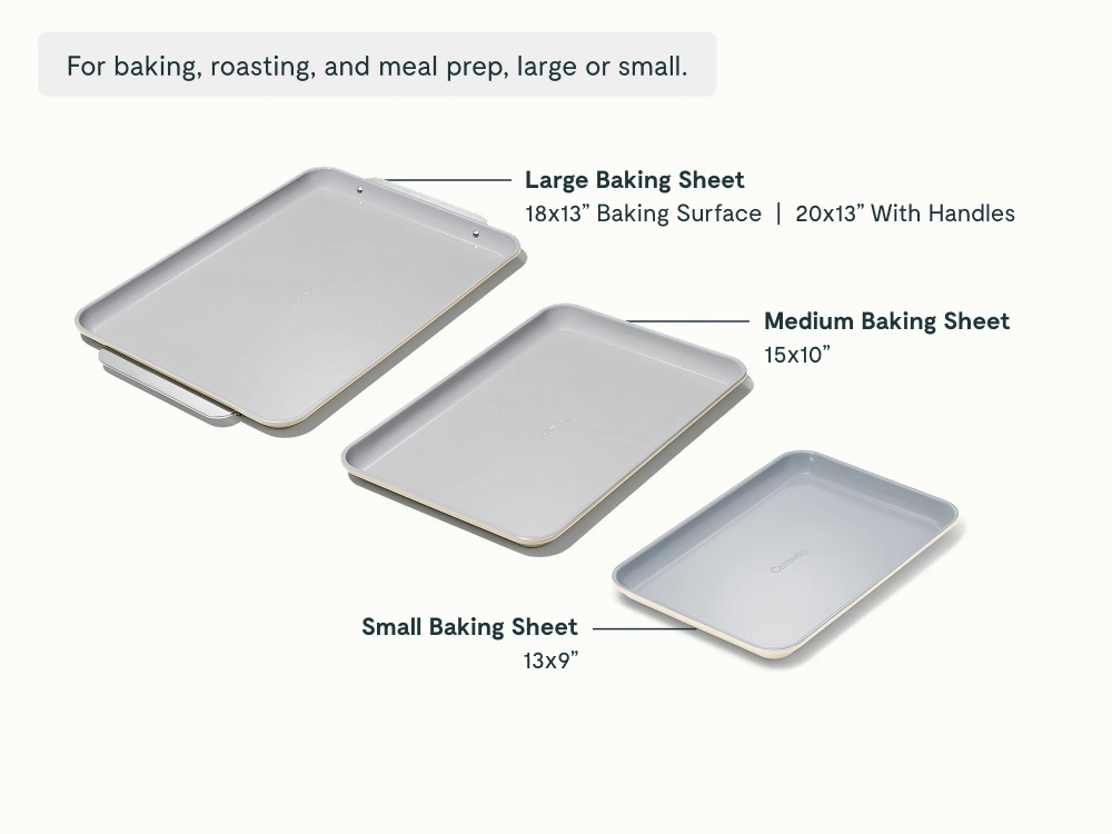 Pack complet de plaques de cuisson Caraway — 4 pièces