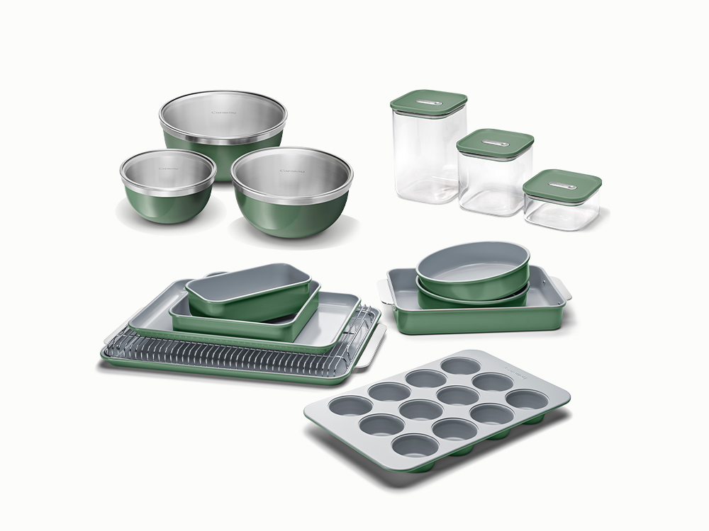 Caraway Bundle pâtisserie complet (plaques, moules, bols, contenants)