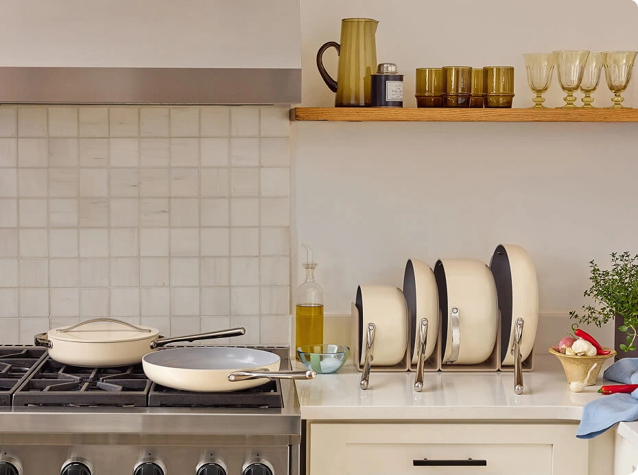 Ensemble complet de casseroles en céramique Caraway – 31 pièces