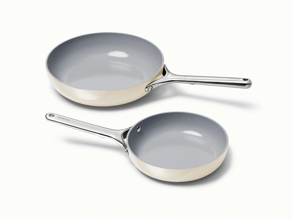 Caraway — Duo de poêles céramique 20 et 26 cm