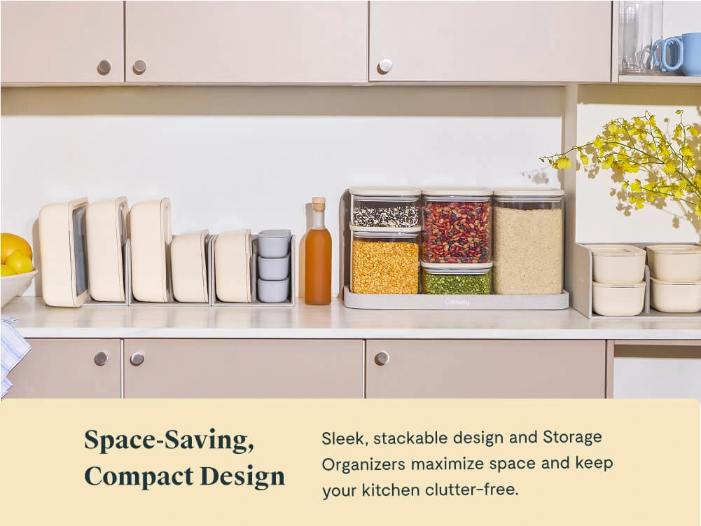 Kit d'organisation de cuisine complet Caraway — 35 pièces