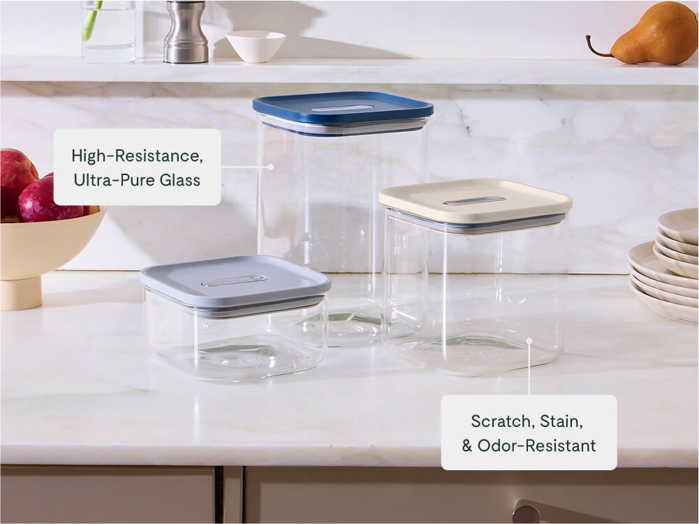 Caraway Ensemble de Rangement en Verre Hermétique – 26 pièces