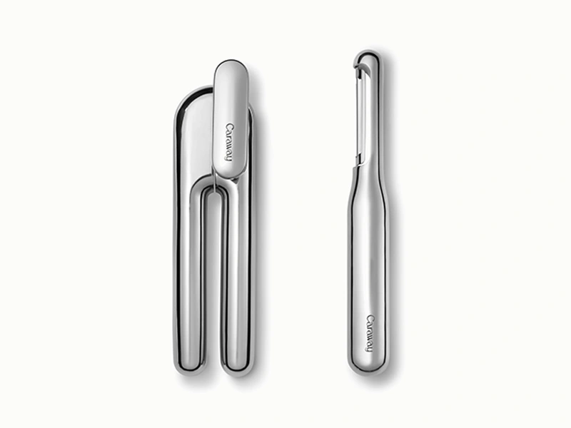 Duo d'ustensiles de cuisine Caraway – Ouvre-boîte et épluche-légumes