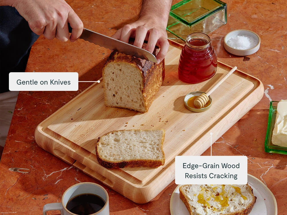Planche à découper Caraway 43 cm – Double face, bois d'érable