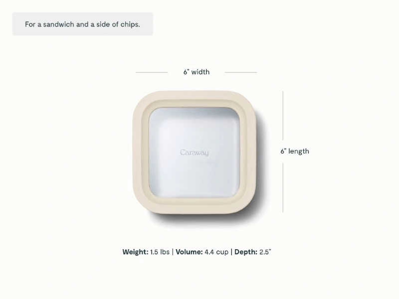 Caraway Petit contenant hermétique en verre - 1,04 L