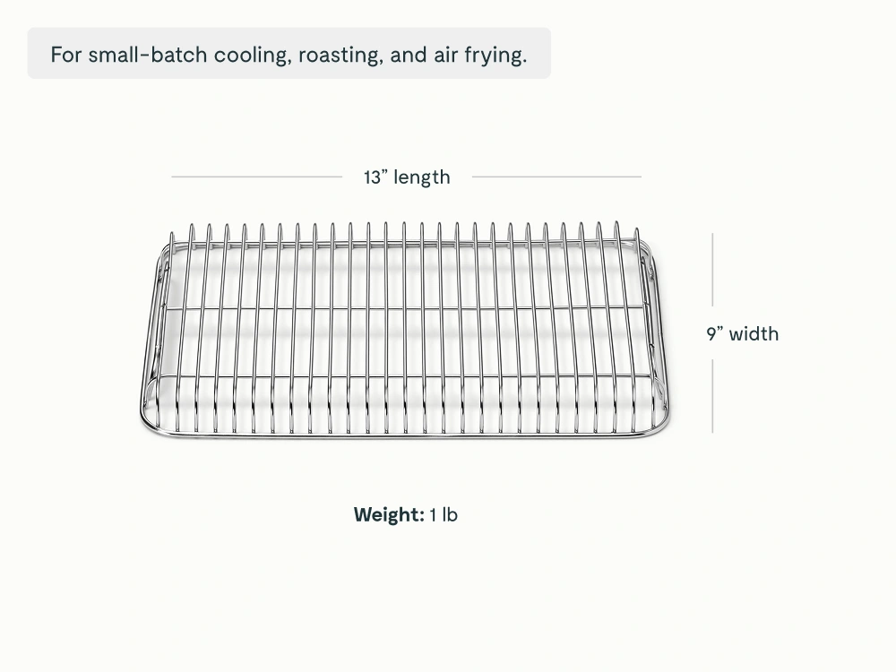 Grille de refroidissement petite Caraway – Inox 360°