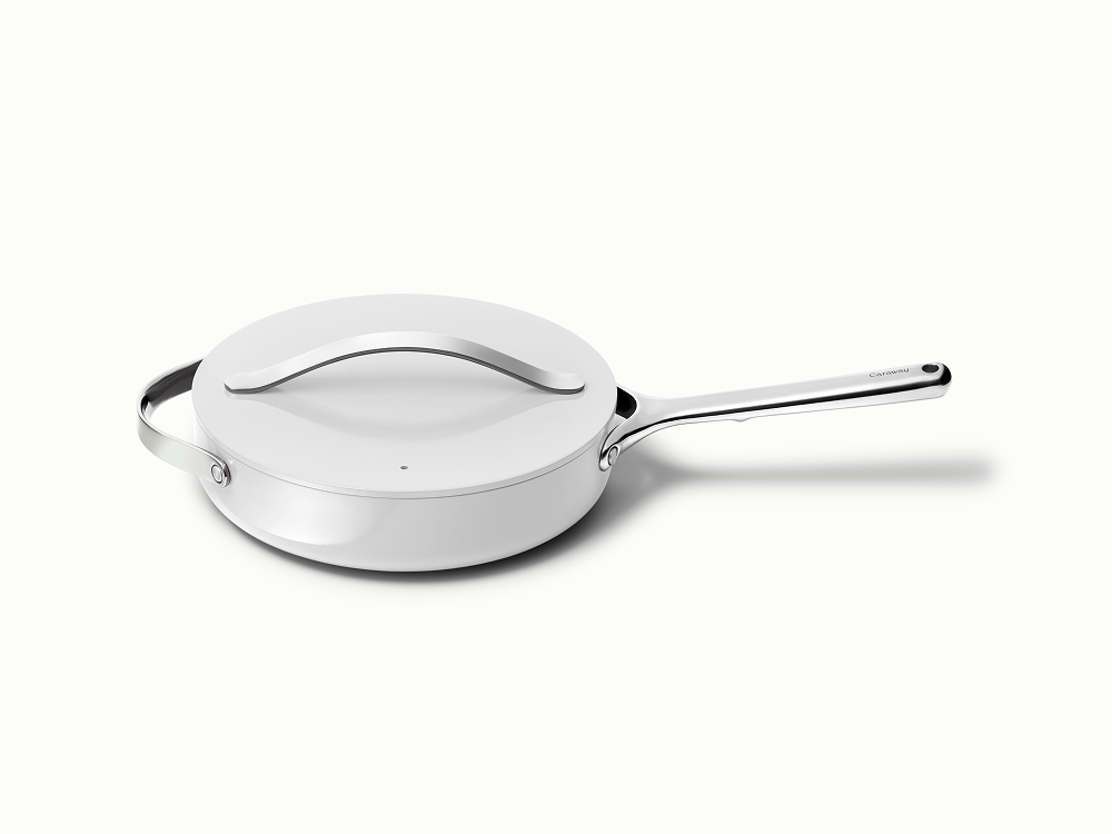 Caraway Poêle Sautée 3 qt (2,8 L) — Revêtement Céramique Antiadhésif — Compatible Toutes Feux — Four Jusqu'à 290 °C