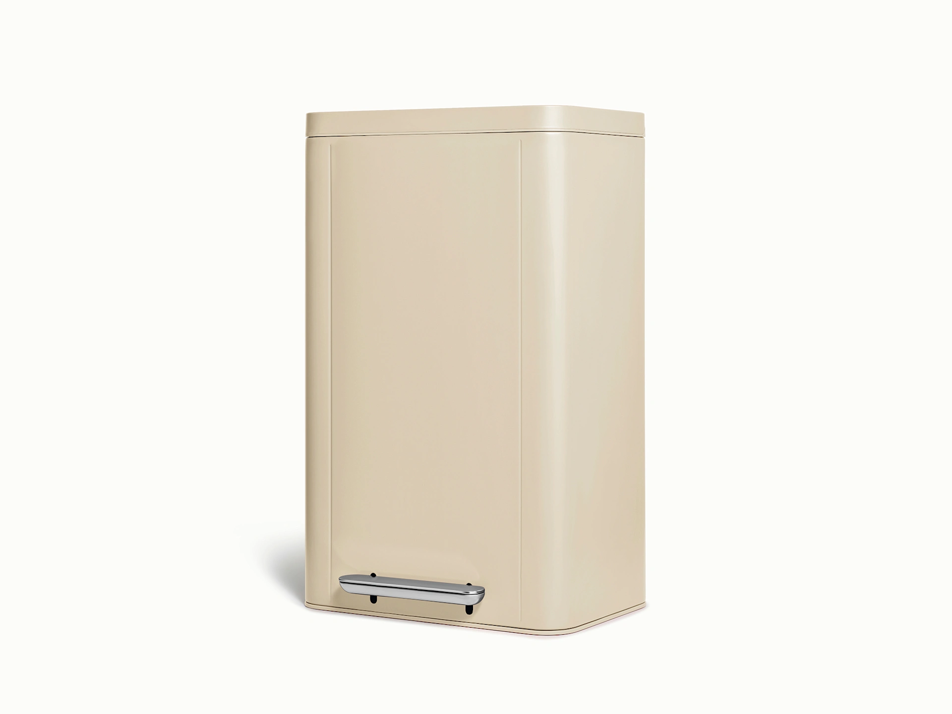 Poubelle à pédale rectangulaire Caraway 45 L