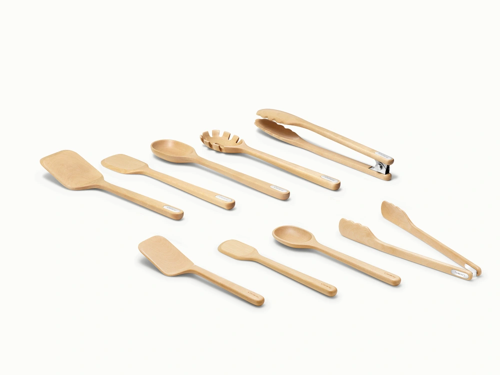 Set d'ustensiles et minis en bois Caraway (9 pièces)